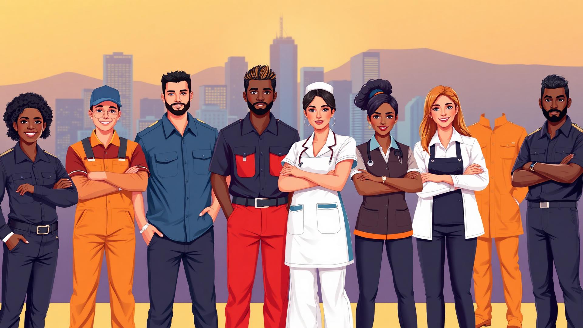 Service professionals ready to help